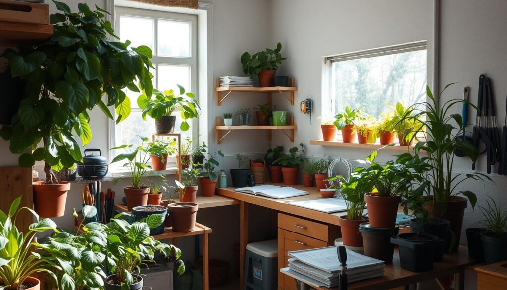 Aufräumen Grow-Room