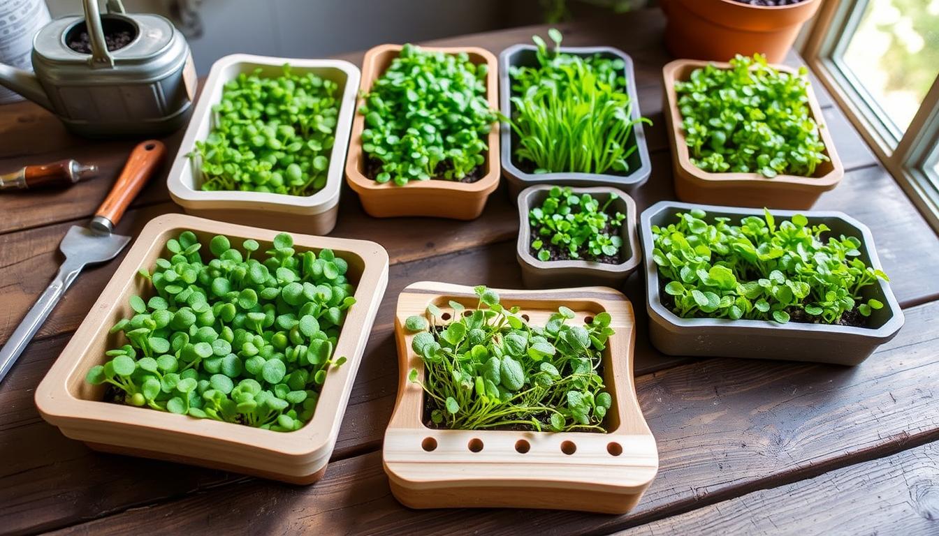 DIY-Microgreens: Wie man eigene Anzuchtschalen und Systeme herstellt