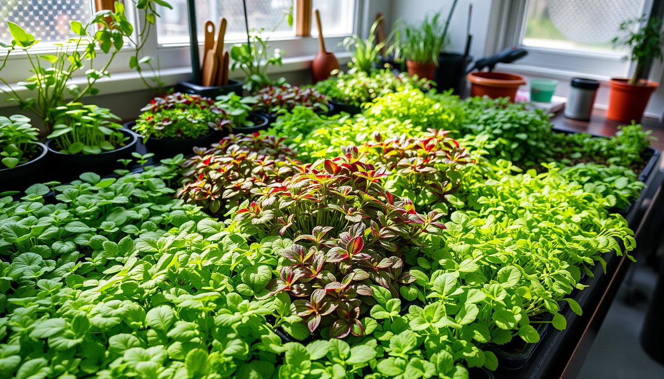 Microgreens das ganze Jahr über anbauen: Tipps für jede Jahreszeit