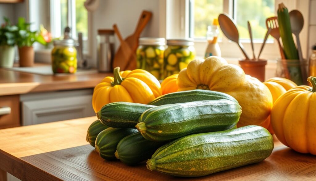 Zucchini-Haltbarmachung