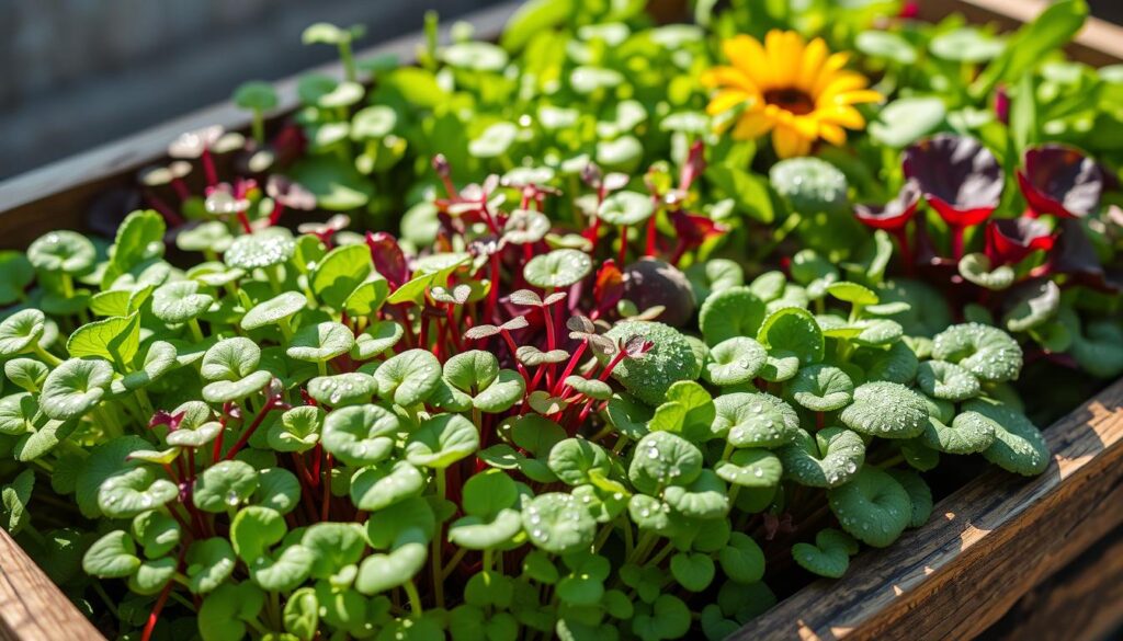 microgreens ernte