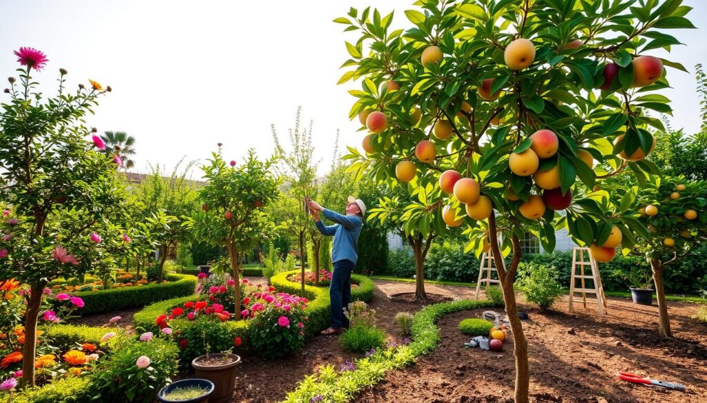 Caring for fruit trees