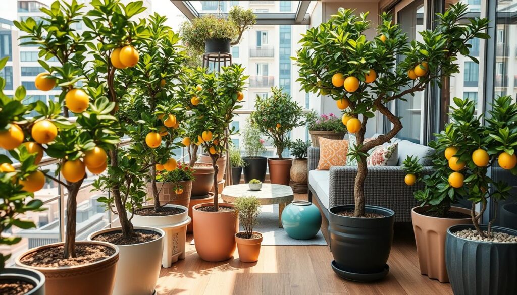 Dwarf fruit trees for small spaces