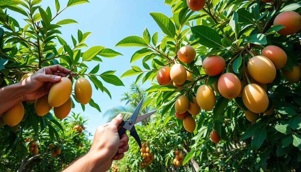 Pruning Techniques for Tropical Fruits