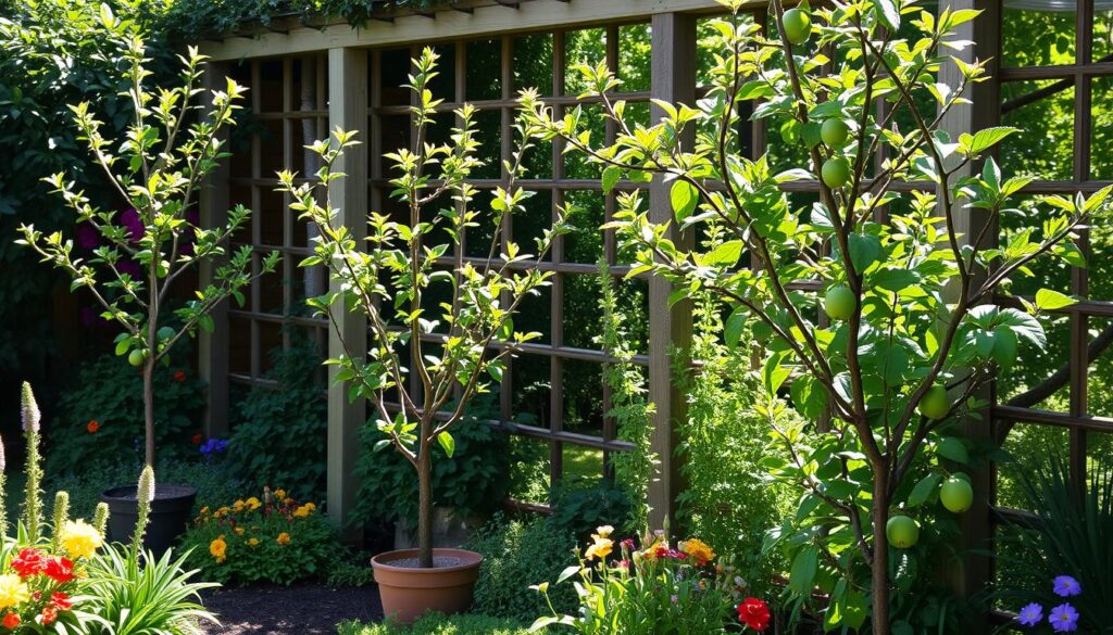 Selecting espalier trees