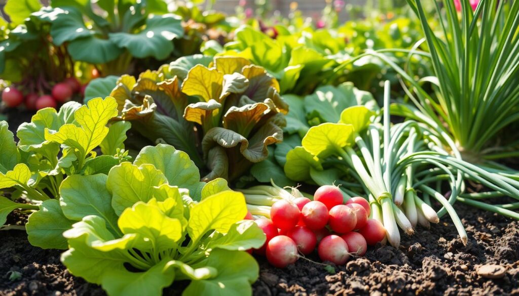 fast-growing vegetables