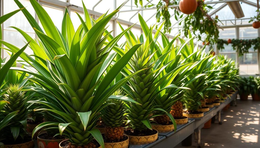 ideal growth conditions for pineapples