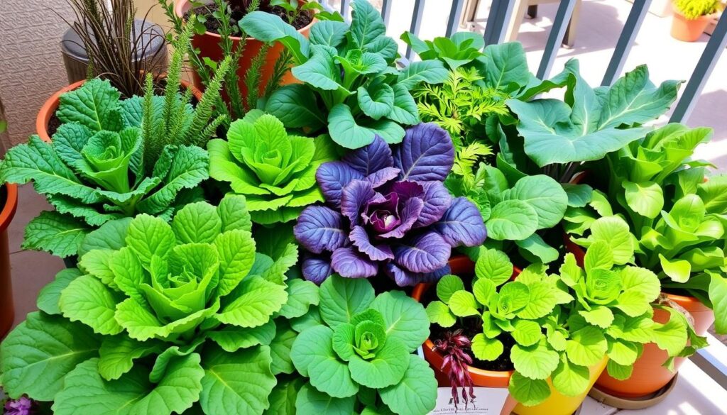 leafy greens for containers