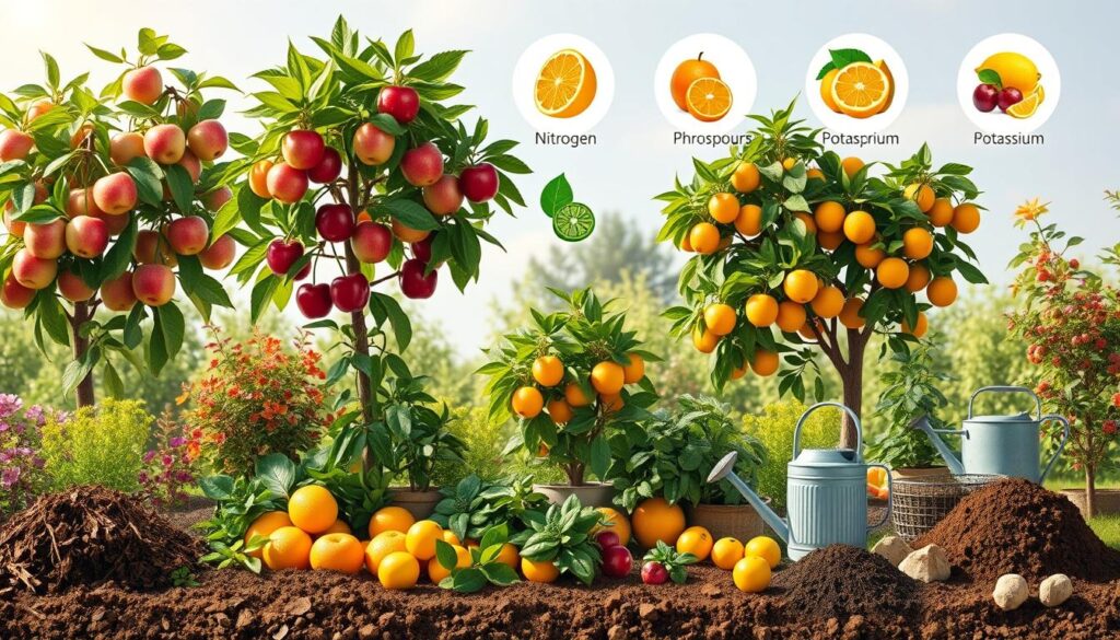 nutritional needs for fruit trees