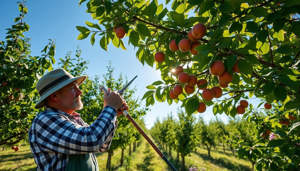 pole pruners fruit tree maintenance