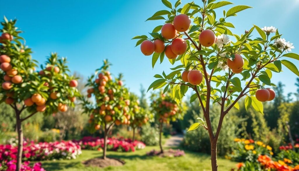 self-pollinating dwarf fruit trees