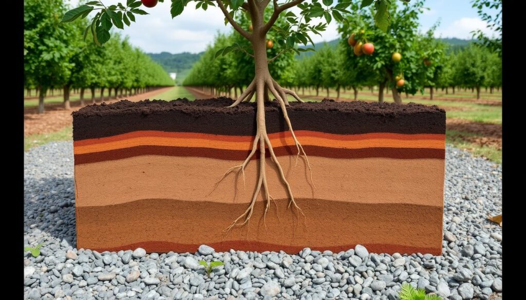 soil drainage for fruit trees