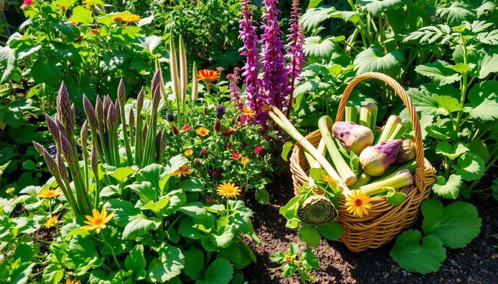 Perennial Vegetable Harvest