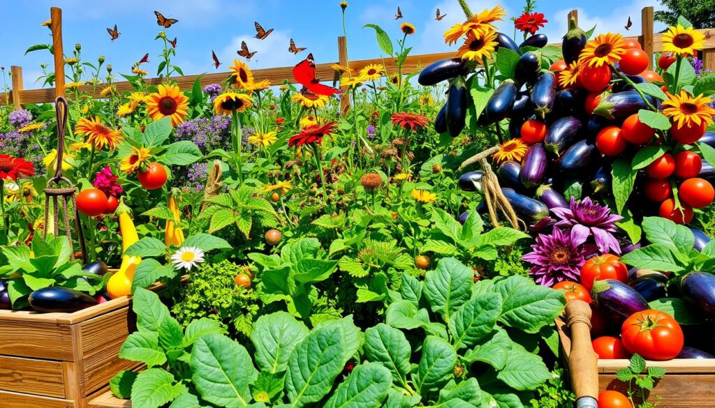 heirloom vegetable garden