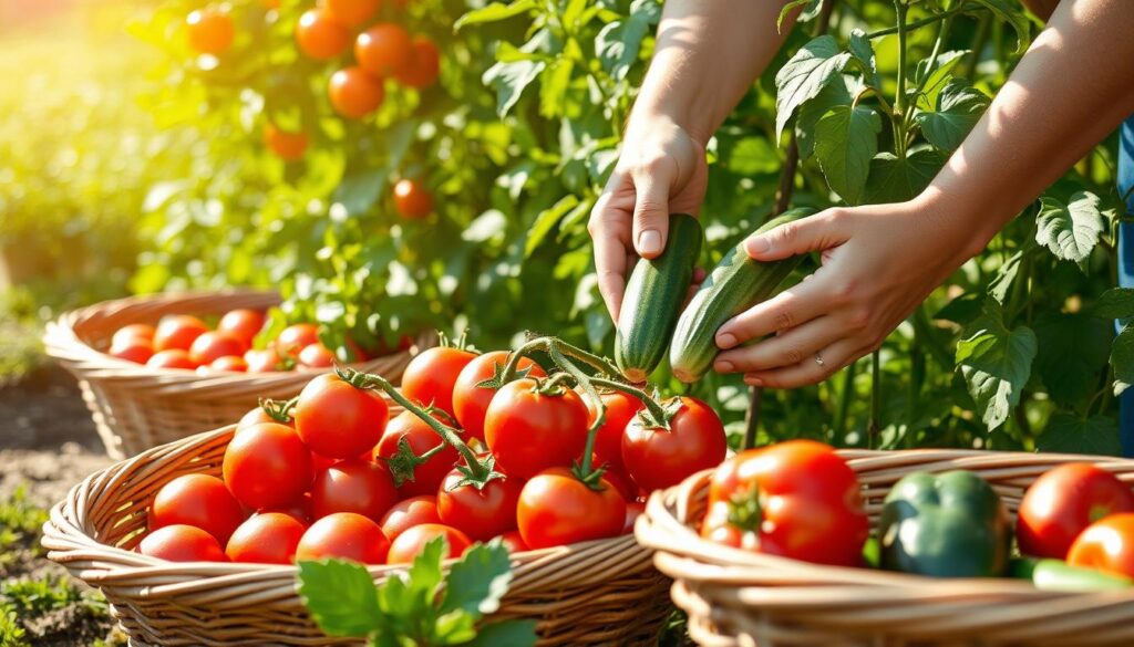 vegetable harvesting