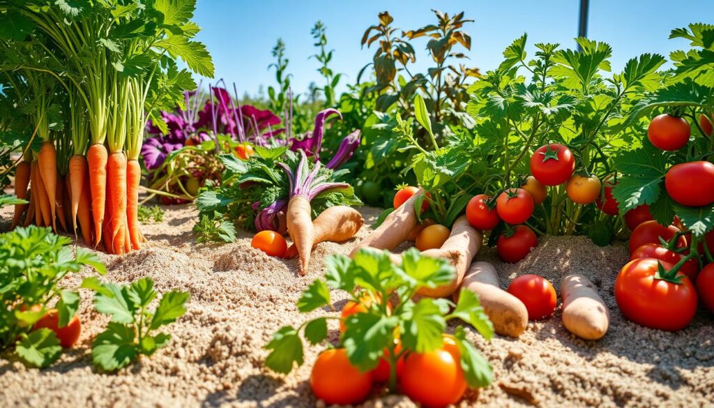 vegetable varieties for sandy soil